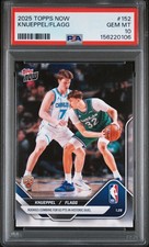 2025 TOPPS NOW #152 COOPER FLAGG/KON KNUEPPEL ROOKIE RC PSA 10