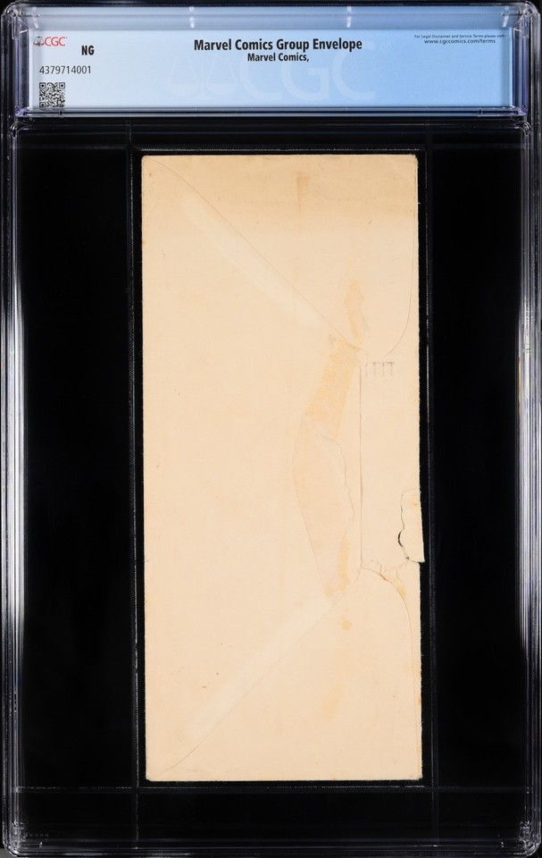 Marvel Comics Group Envelope 1964 CGC Stationery Used by the Marvel ...