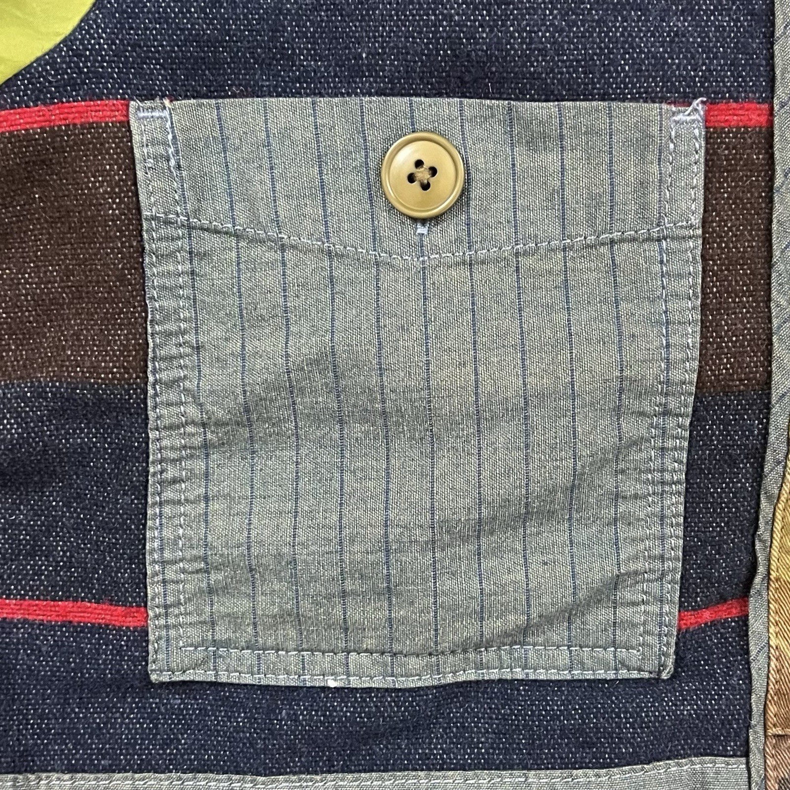 Pretty Green Patchwork Camo Fully Lined Jacket Si… - image 16