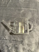 Vintage Clear Teapot /Glass Mug with Spout