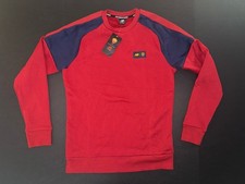 Felpa riscaldamento top allenamento calcio calcio New Balance AS Roma nuova con etichette