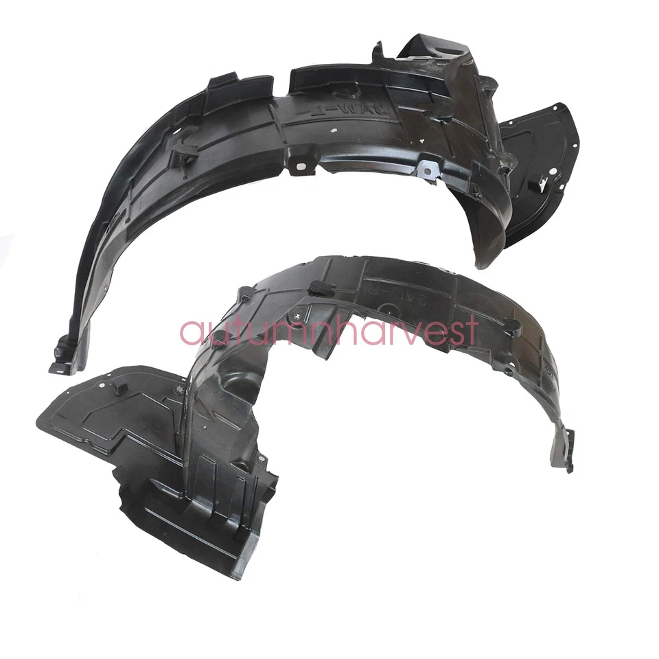 Juego de 2x forro guardabarros interior delantero Fit 2015-2019 Nissan Versa NI1248139 NI1249139 Foto 2 de 4