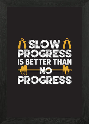 Progress Fitness Gerahmtes Wandbild Poster Leinwanddruck Bild