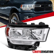 Fit 2019-2024 Dodge Ram 2500 3500 Right Side Headlight Halogen Headlamp 19-24