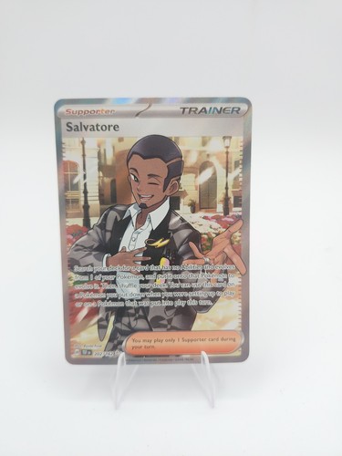 Salvatore 202/162 Ultra Rare Temporal Forces Pokemon Holo Near Mint