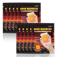 10 Pack Hand Warmers Disposable - Up to 15 Hours of Heat - Super Long Lasting...