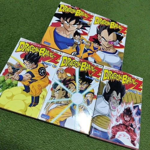 Dragon Ball Z TV Anime Comics Saiyan Saga Set Vols 1 5 Primera Edición Caja Set