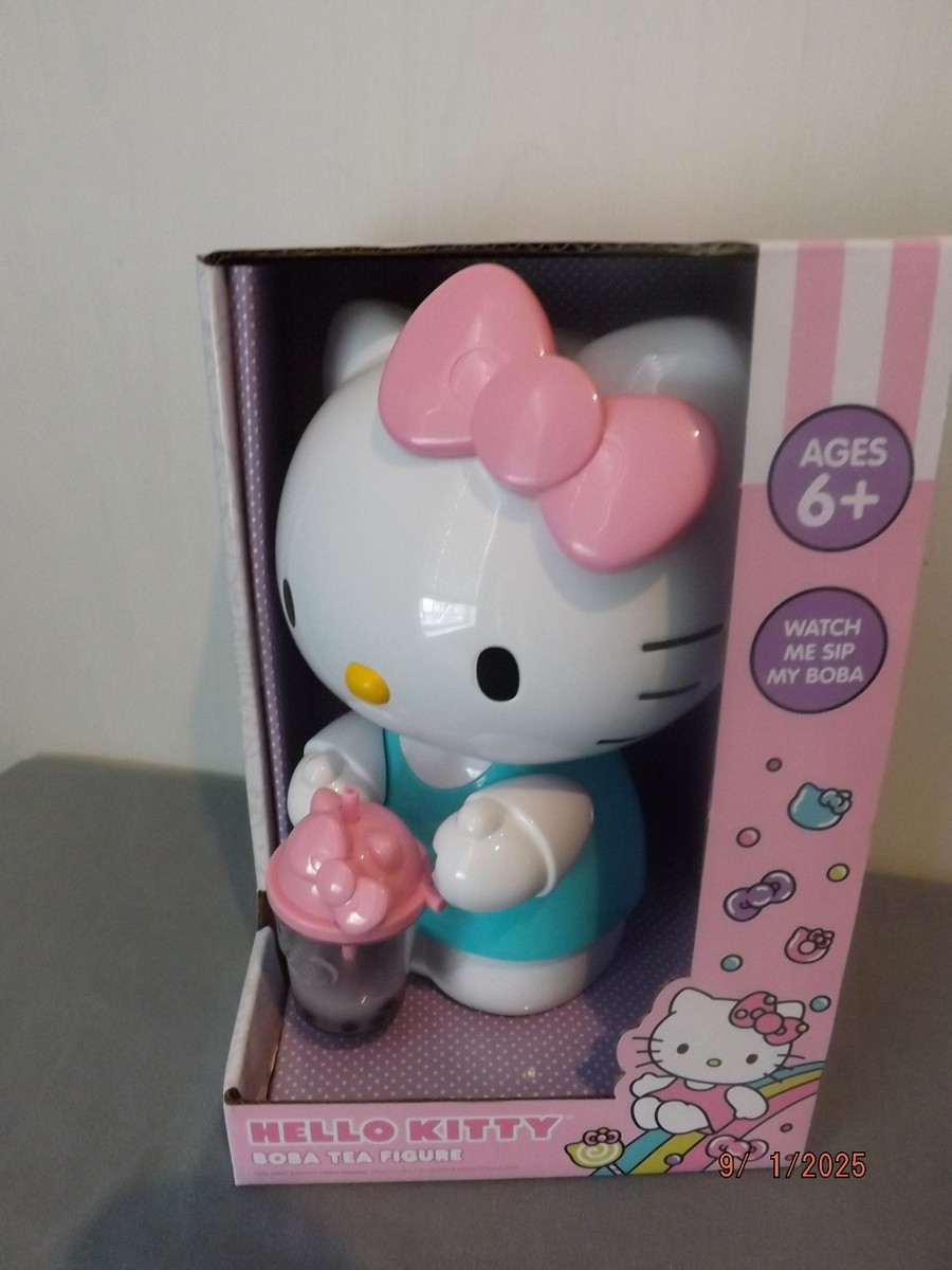 Sanrio Hello Kitty Boba Tea Sipping Figure NEW | eBay