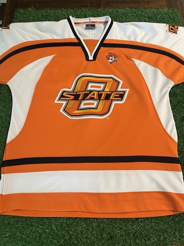 Vintage Oklahoma State Cowboys Hockey Jersey Men’s XL Colosseum - Picture 2 of 10
