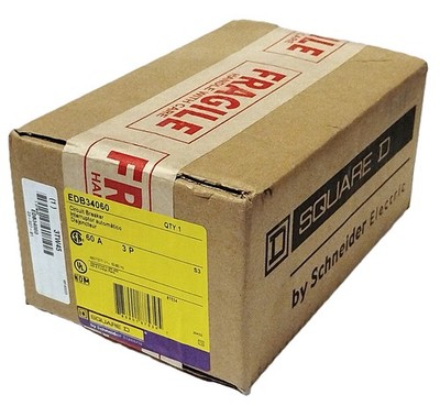 Square D EDB34060 277/480 V AC 60 A 3-Pole Circuit Breaker