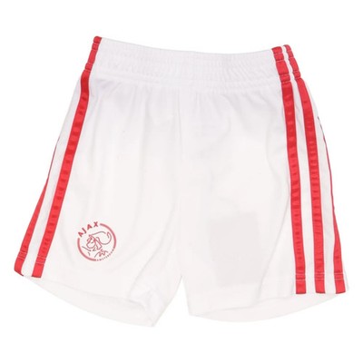 Adidas, Sportshorts, Größe: 74/80, Weiß/Rot, Polyester, Streifen #APh