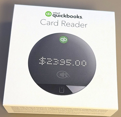 Intuit QuickBooks Card Reader Credit Card Terminal w/ Cable (HELLO Display)