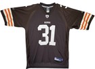 Vintage Cleveland Browns Jamal Lewis Reebok NFL Football Jersey Brown Size XL