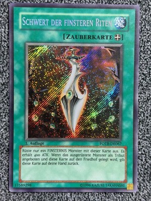 Yu-Gi-Oh! Schwert der finsteren Riten FOTB-DE067 Secret Rare 1. Auflage Deutsch