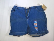 Womens Size 3x Blue Jeans 40/26w Stretchy Shorts - Gitano