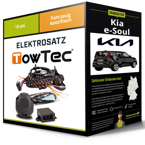 Elektrosatz 13-Pol Spezifisch für Kia E-Soul 01.2019-Jetzt NEU-image