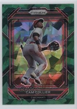 2023 Panini Prizm Green Ice Prizm Cam Collier #94 0jq7