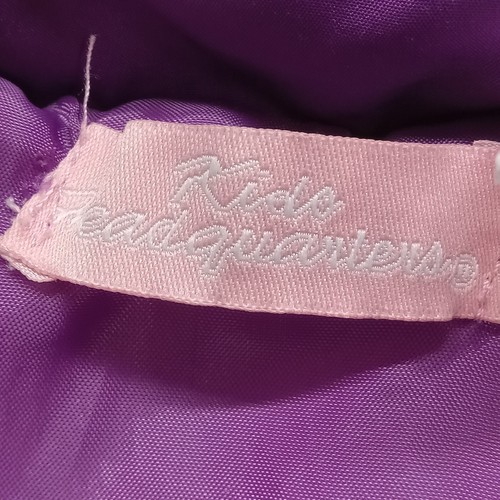 Kids Headquarters Puffer Vest Girls 6 Purple Heart Polyester - Picture 5 of 8