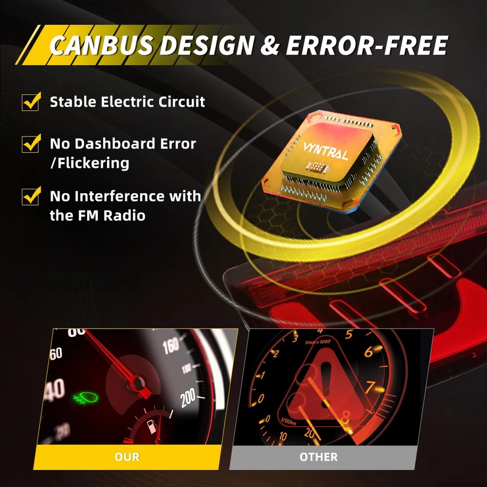 4PCS Red Lens LED Rear Tail Brake Light Lamps For 2010-2013 Chevy Camaro - Image 3 of 4