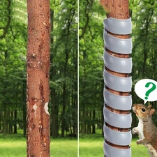 Set of 6 Adjustable Plastic Tree Trunk Protectors Spiral Guards for Saplings