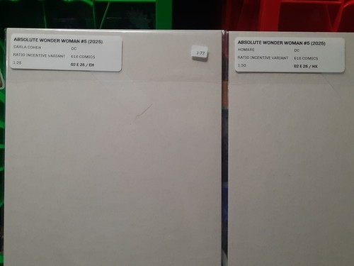 Absolute Wonder Woman Ratio Set Of #5 Cover E 1:50 Homare Variant & 1:25 Ward V - Picture 20 of 24