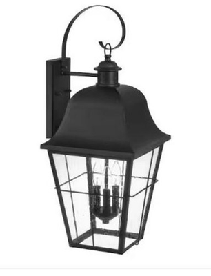 #ad Hampton Bay Warwick Wall Lantern $98.39
