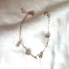 Italy Silver Ball Bracelet Delicate S 925