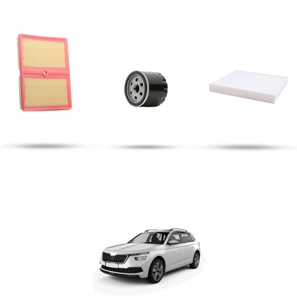 Hoffcar Wartungskit - 3 Filter FüR Skoda Kamiq 1.0 TSI 70KW Ab 2019-image