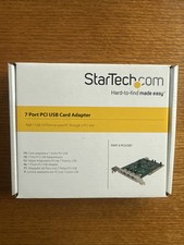StarTech.com PCI to 7 Port USB 2.0 Adapter Card Internal/External