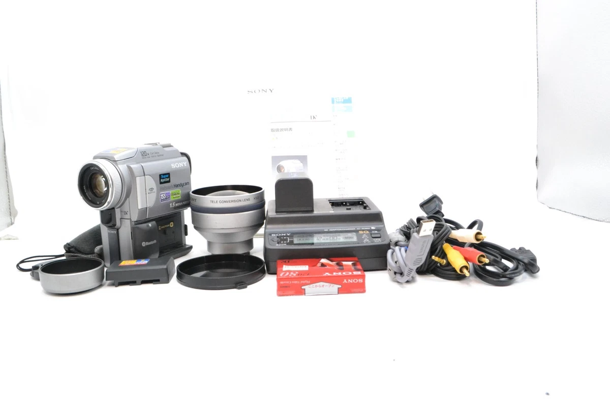 美品動作品　SONY miniDV HANDYCAM DCR-PC120 ⑨ Sony Handycam DCR-PC120 miniDV Camcorder Carl Zeiss 10x Super