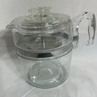 Vintage Pyrex 7759 Flameware 6-9 Cup Coffee Percolator Complete Chip Free