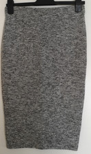 M S Collection Grey Pencil Skirt Size 6