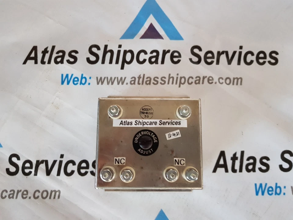 WILMAR UNDERVOLTAGE RELAY 410DCX-B - Image 3 of 3