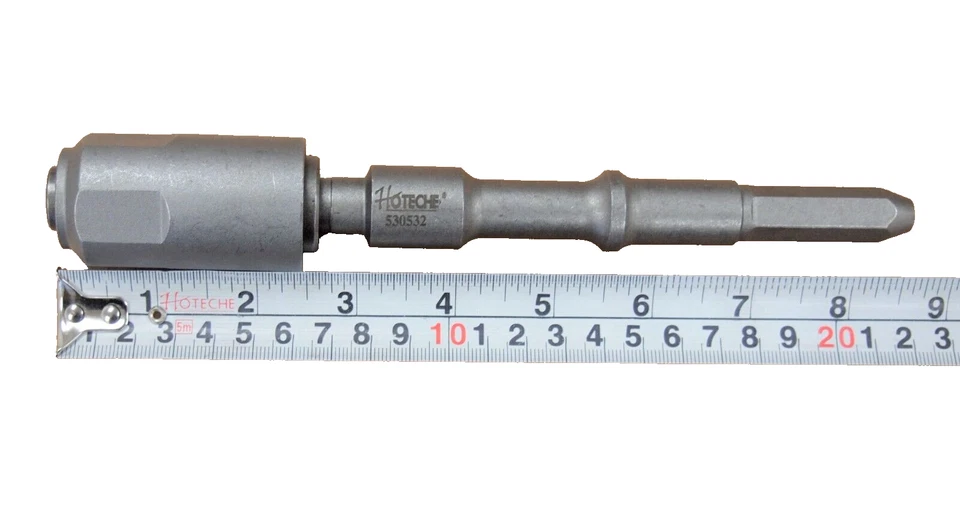 Adaptador de haste HOTECHE 1/2" hexagonal para SDS Plus acessórios de martelo rotativo 530532 - Imagem 2 de 4