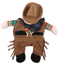 BOOTIQUE "COWBOY" HALLOWEEN COSTUME/OUTFIT AND HAT Puppy/Dog XLARGE