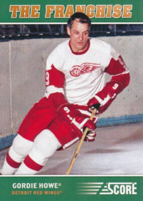 2012-13 Score THE FRANCHISE ORIGINAL SIX #2 GORDIE HOWE - Detroit Red Wings