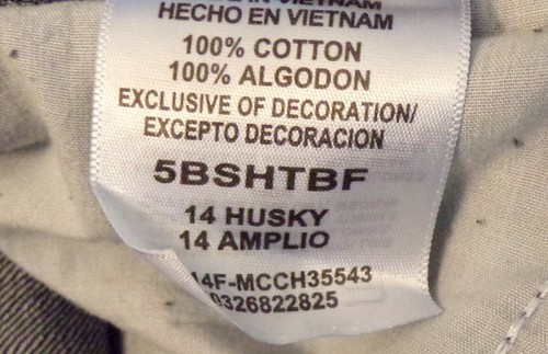 Wrangler Hero Originals Boy's Jeans Size 14 Husky Made in Vietnam 100% Cotton - Picture 7 of 10