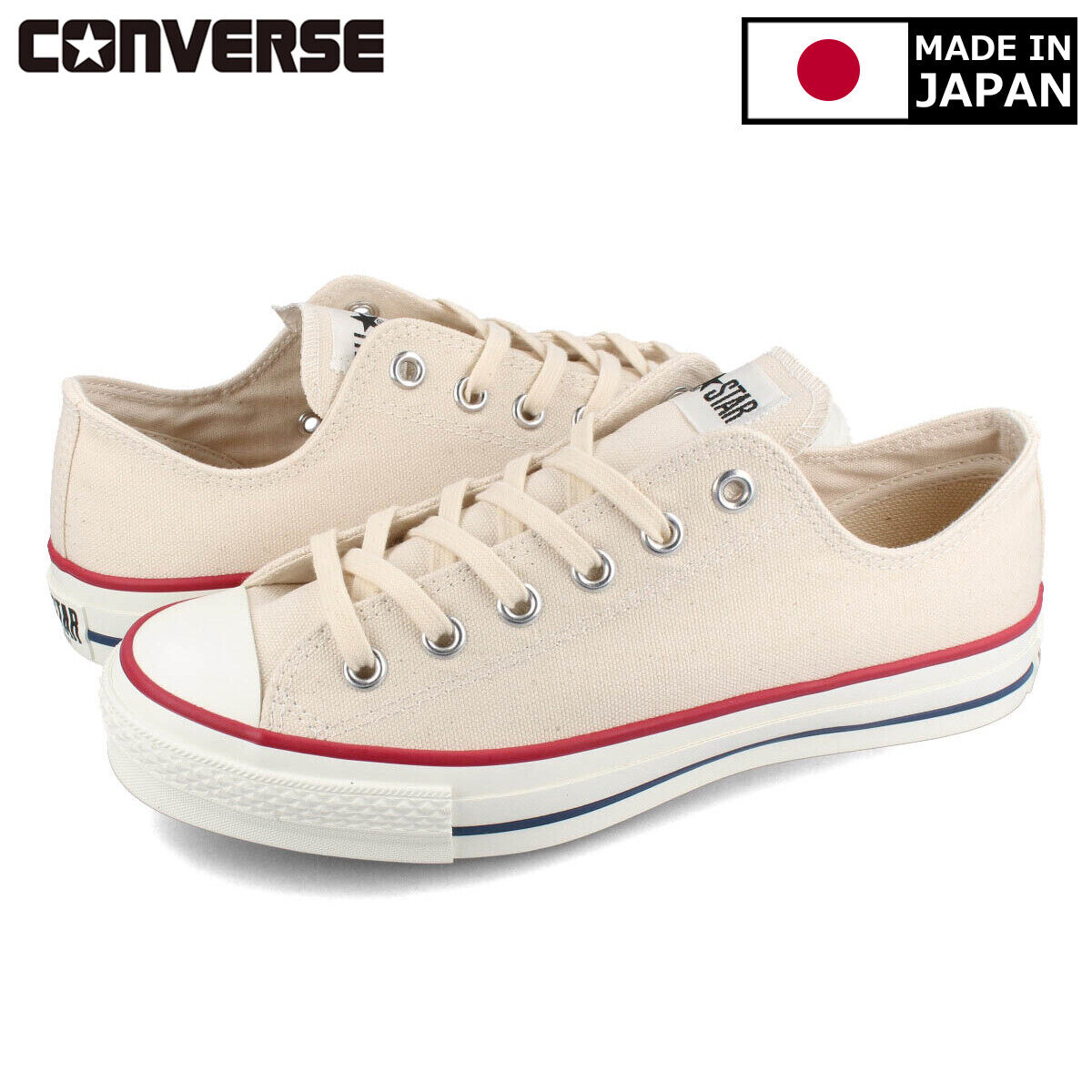 CONVERSE CANVAS ALL STAR J HI 【MADE IN JAPAN】OX or HI NATURAL