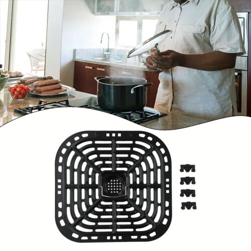 Air Fryer Replacement Grill Pan Fit Air Fryers Crisper Plate Non-Stick Fry Pan image