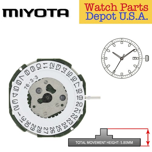 Original Miyota 2115 Japan Quarzwerk (mehrere Variationen) NEU! - Bild 1 von 3