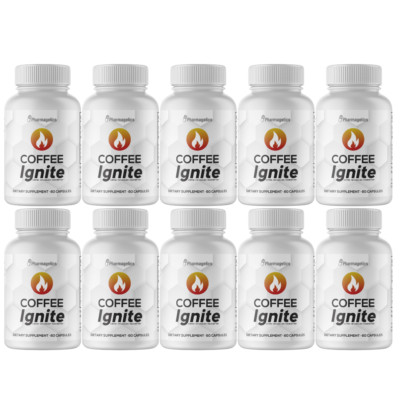 Coffee Ignite Metabolism Made Better -  10 Bottles 600 capsules 