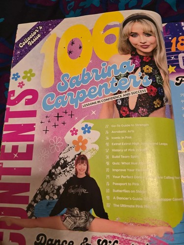 SABRINA CARPENTER - VOGUE/SHOWSTOPPER/COLOURING BOOK MAGAZINES/ULTIMATE FANPACK - Picture 21 of 23