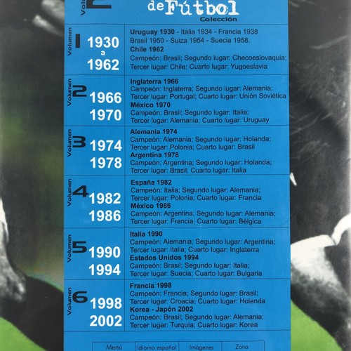 Los Mundiales De Fútbol Colecccion Volumen 2 -falabella 2004 - Imagen 3 de 10