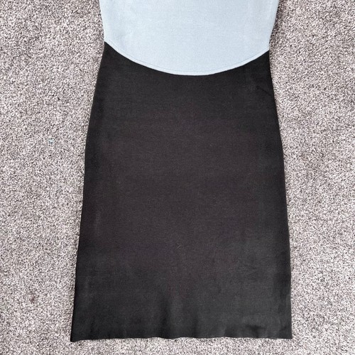 Armani Collezioni Womens Knit Dress Size 42 Sleeveless Colour Block - Picture 3 of 12