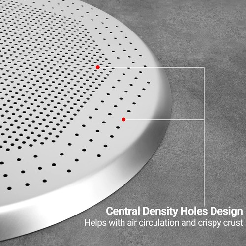 Pizza Pan, 16 Inch Pizza Tray with Holes for Oven Nonstick Perforated Pizza C... - Picture 3 of 7