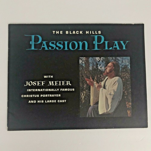 Vintage Black Hills Passion Play Visitors Guide Booklet Josef Meier Christian