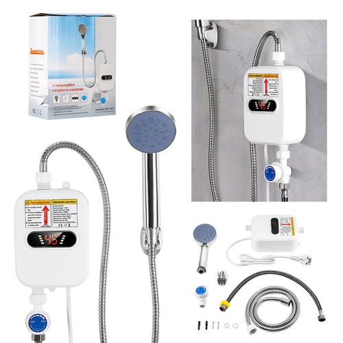 3500W Elektro Warmwasserbereiter Sofort Heizung Bad Küche Durchlauferhitzer DE-