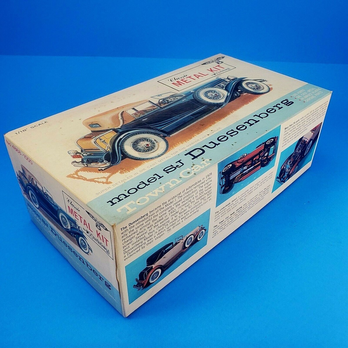 車　クラシックカー　メタルキット　１/１８　Ｄｕｅｓｅｎｂｅｒｇ　モデルＳＪ Vintage Hubley SJ Duesenberg Town Car Classic Metal Model