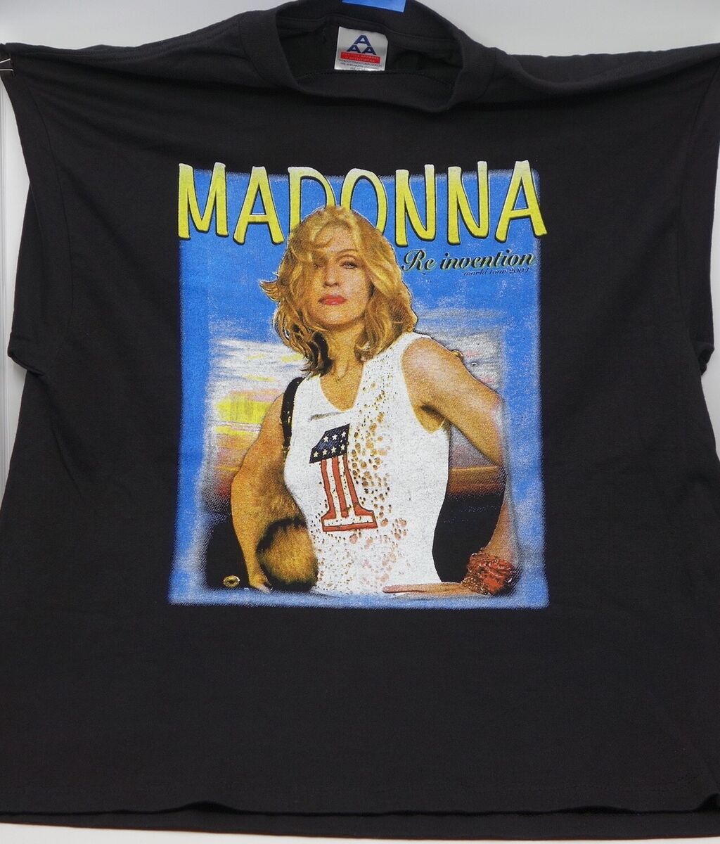 Madonna Reinvention World Tour Tshirt 2004 XL - Unworn | eBay Madonna Reinvention World Tour Tshirt 2004 XL - Unworn | eBay