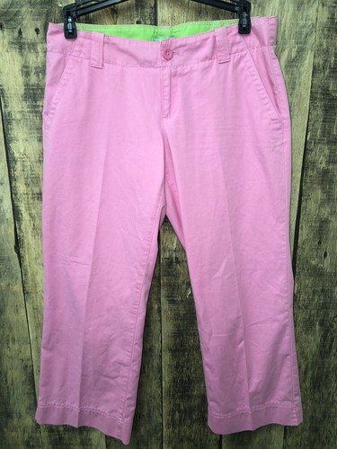 "Pantalón corto LN Designer Lilly Pulitzer Palm Beach Fit rosa talla 2 longitud total 31""" - Imagen 1 de 5